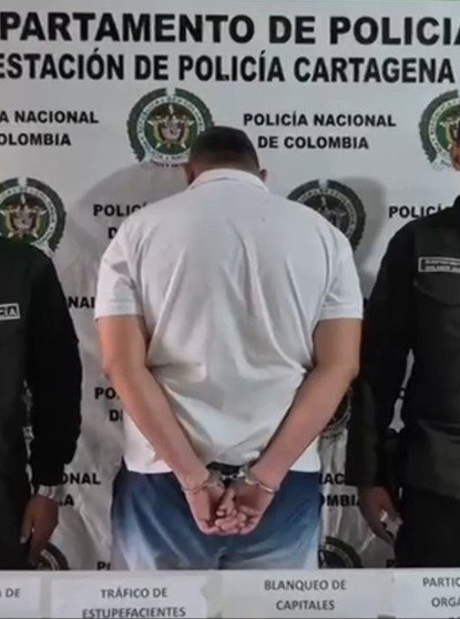 Efrén Ipuz Prada, capturado en Caquetá - Foto: Policia Nacional