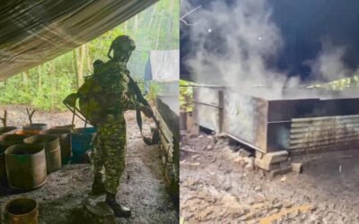 La operación se desarrolló en la vereda Comuna Dos, municipio de Puerto Asís. Foto: Ejercito Nacional