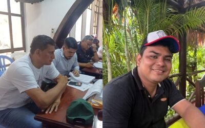 Diputado Ney Carlos Bento Gonzales y el exsecretario general Luis Antonio Rocha Santos