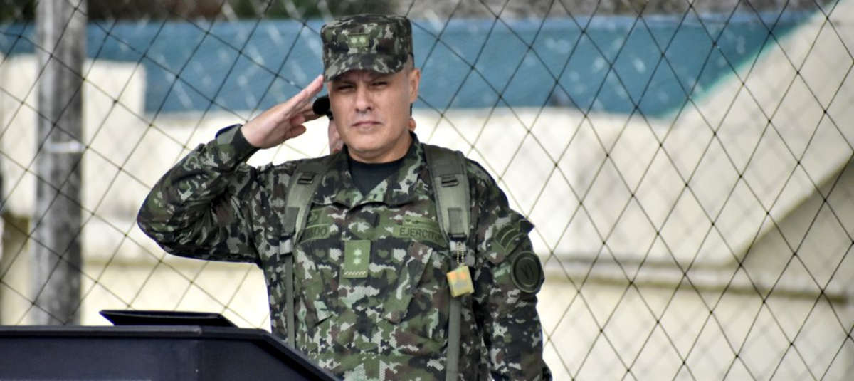 El brigadier general Luis Fernando Salgado, comandante de la Sexta División del Ejército. FotoCortesía