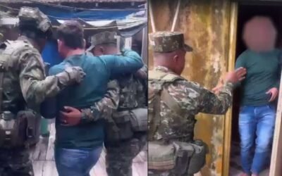 Entrega de Alias Olmer. Foto: Captura de pantalla.