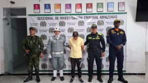 Captura en la ciudad de Leticia, Amazonas, de alias “El Paisa”, exintegrante del Grupo Delincuencial Organizado “Los Caqueteños”.