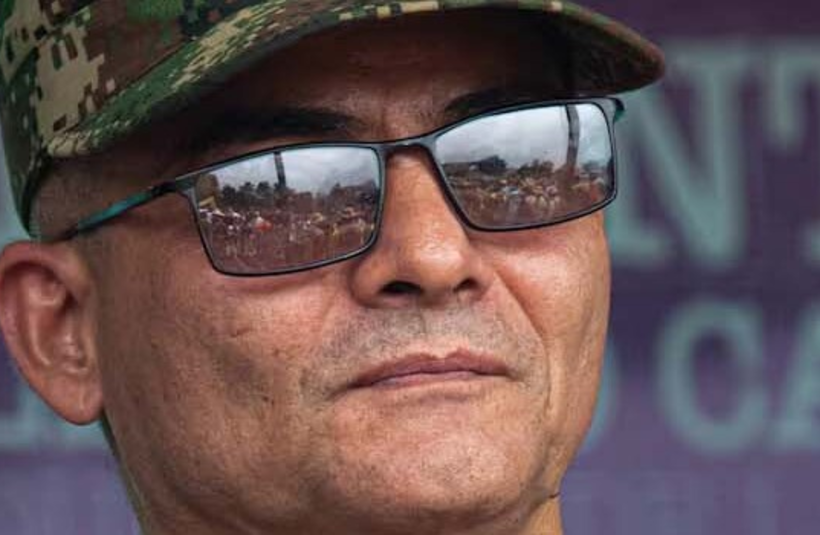 Jefe disidente de las Farc, 'Iván Mordisco'. Foto: Iván Mordisco