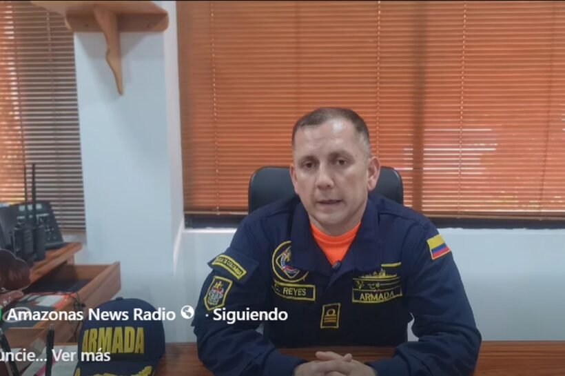 Capitán de Fragata, Ciro Alfonso Reyes. Comandante del Grupo de Guardacostas de la Amazonía. Foto: AmazonasNewsRadio