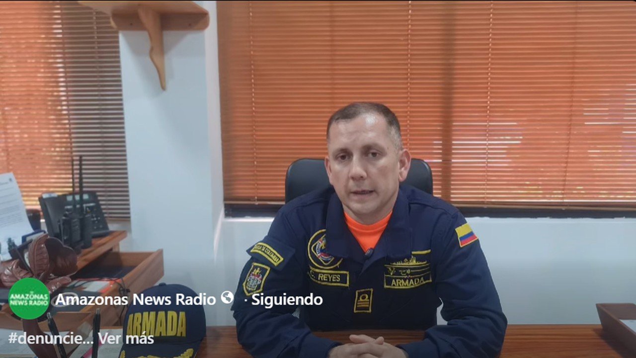 Capitán de Fragata, Ciro Alfonso Reyes. Comandante del Grupo de Guardacostas de la Amazonía. Foto: AmazonasNewsRadio